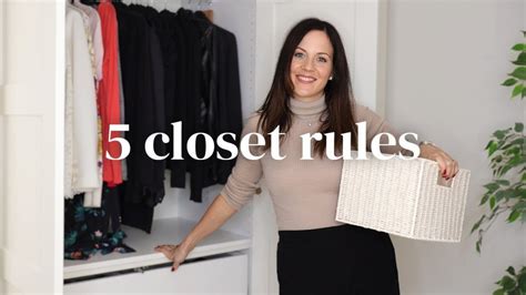 How To ORGANIZE Your Closet Like A PRO: 5 Minimalist Rules .